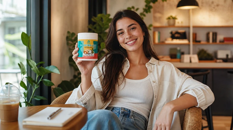 Imagen relacionada con el producto: productos melena de leon. Producto distribuido en Colombia de categoría: